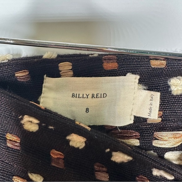 Billy Reid Anthropologie Swiss Dot Front Pocket Mini Skirt Size 8 - Picture 4 of 8